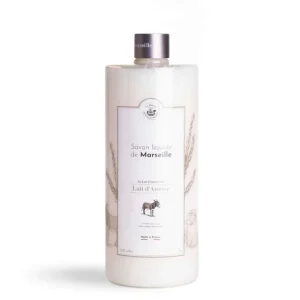 Online La Maison du Savon de Marseille MARSEILLE LIQUID SOAP 1L - ORGANIC DONKEY MILK?without pump? Fixed Size - GlowEssence Care - Embrace the Essence of Radiance with Premium Skincare Solutions