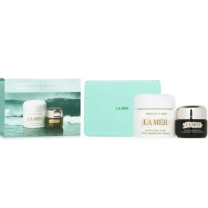 Hot La Mer The Glowing Hydration Duet: Cream 60ml + Eye Concentrate 15ml 2pcs - GlowEssence Care - Embrace the Essence of Radiance with Premium Skincare Solutions