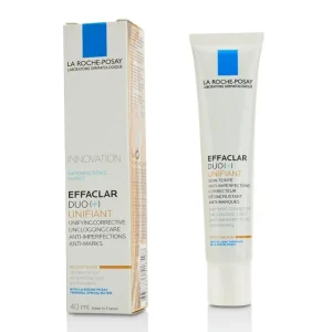 Clearance La Roche Posay Effaclar Duo (+) Unifiant Unifying Corrective Unclogging Care Anti-Imperfections Anti-Marks - Medium 40ml/1.35oz - GlowEssence Care - Embrace the Essence of Radiance with Premium Skincare Solutions