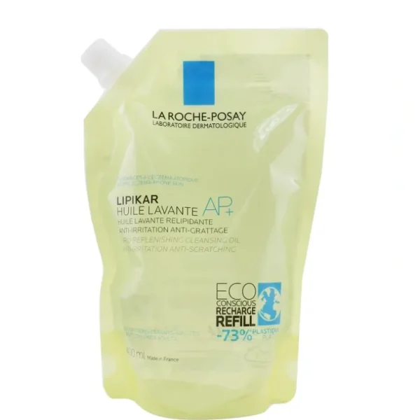 Lip-care<La Roche Posay Lipikar AP+ Anti-Irritation Cleansing Oil Eco-Refill 400ml/13.3oz - GlowEssence Care - Embrace the Essence of Radiance with Premium Skincare Solutions
