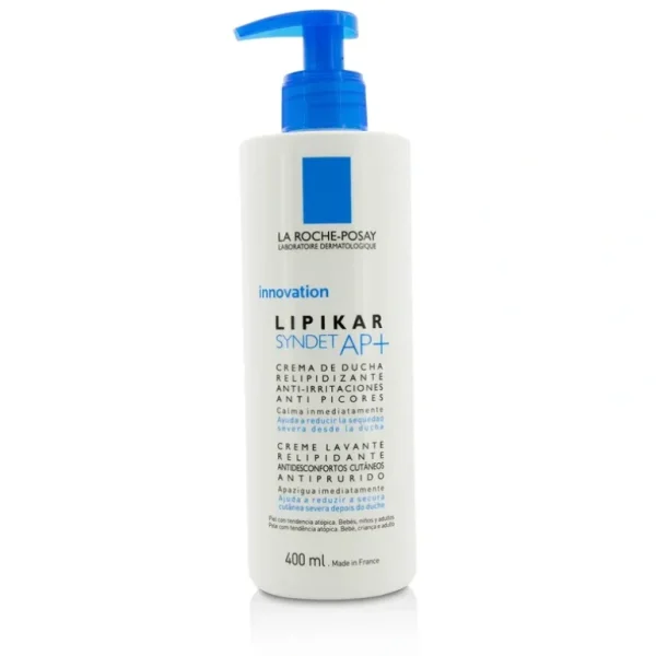 Wash<La Roche Posay Lipikar Syndet AP+ Ultra-Gentle Body Wash 400ml/13.3oz - GlowEssence Care - Embrace the Essence of Radiance with Premium Skincare Solutions