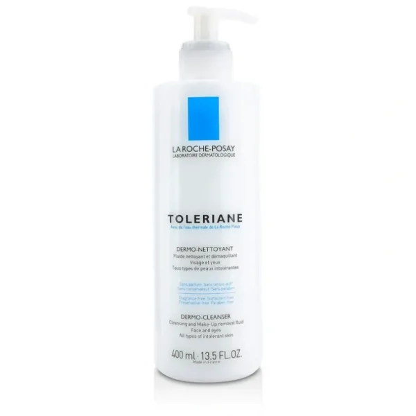 Discount La Roche Posay Toleriane Dermo-Cleanser (Face and Eyes Make-Up Removal Fluid) 400ml/13.5oz - GlowEssence Care - Embrace the Essence of Radiance with Premium Skincare Solutions