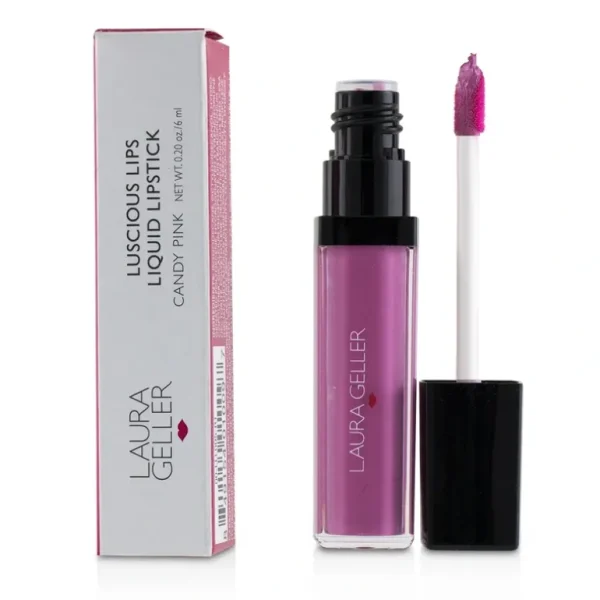 Lip-care<Laura Geller Luscious Lips Liquid Lipstick - # Candy Pink 6ml/0.2oz - GlowEssence Care - Embrace the Essence of Radiance with Premium Skincare Solutions