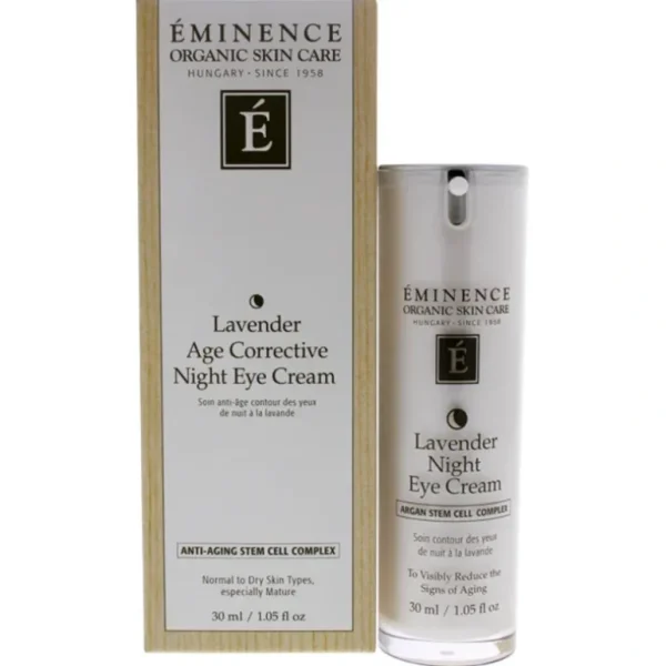 Hot Lavender Age Corrective Night Eye Cream by Eminence for Unisex - 1.05 oz Cream - GlowEssence Care - Embrace the Essence of Radiance with Premium Skincare Solutions