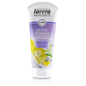 Wash<Lavera Body Wash - Active Touch (Organic Ginger & Organic Matcha) 200ml/6.6oz - GlowEssence Care - Embrace the Essence of Radiance with Premium Skincare Solutions