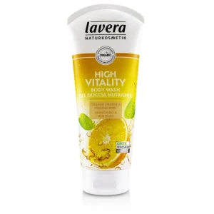 Wash<Lavera Body Wash - High Vitality (Organic Orange & Organic Mint) 200ml/6.6oz - GlowEssence Care - Embrace the Essence of Radiance with Premium Skincare Solutions