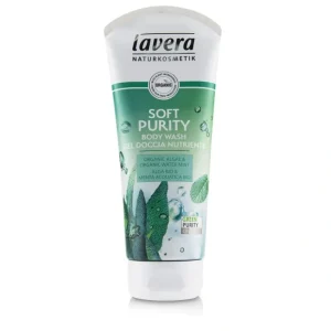Wash*Lavera Body Wash - Soft Purity (Organic Algae & Organic Water Mint) 200ml/6.6oz - GlowEssence Care - Embrace the Essence of Radiance with Premium Skincare Solutions