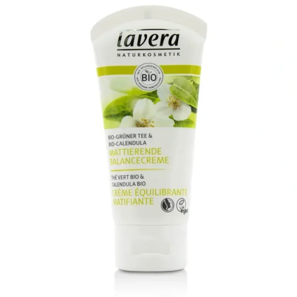 Discount Lavera Organic Green Tea & Calendula Mattifying Balancing Cream - For Combination Skin 50ml/1.7oz - GlowEssence Care - Embrace the Essence of Radiance with Premium Skincare Solutions
