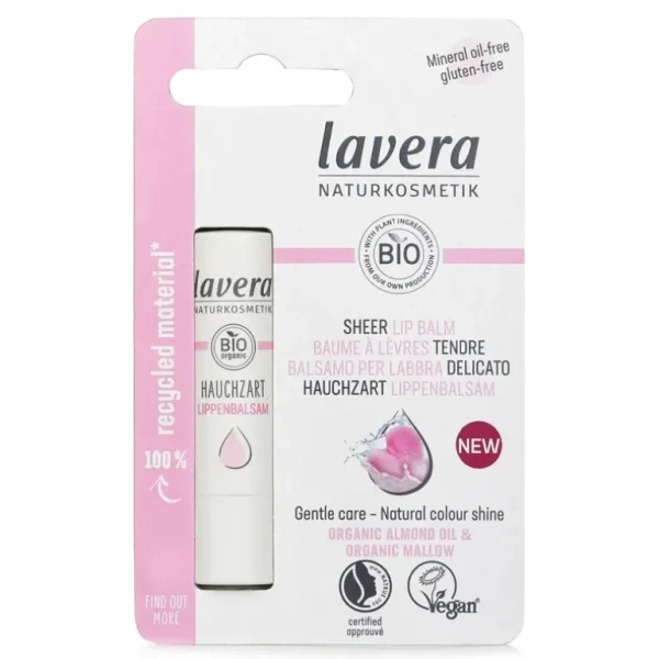 Discount Lavera Sheer Lip Balm 4.5g/0.1oz - GlowEssence Care - Embrace the Essence of Radiance with Premium Skincare Solutions