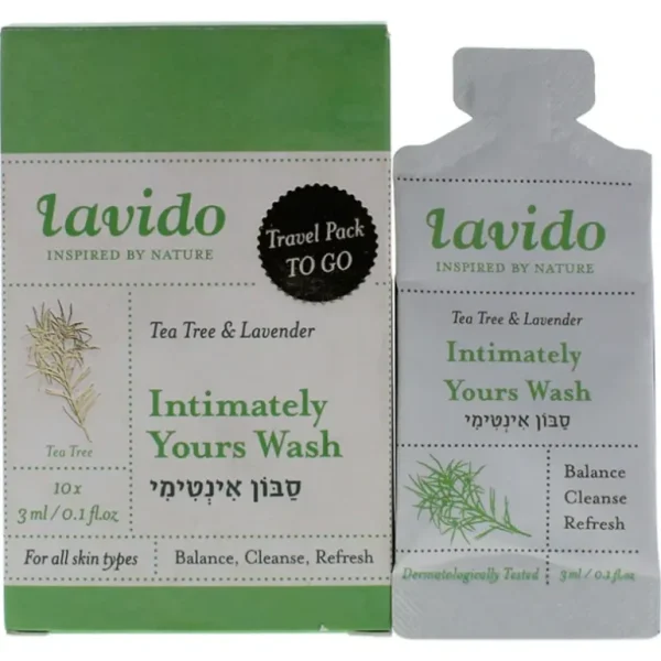 Wash<Lavido Intimately Yours Wash - Tea Tree and Lavander by Lavido for Unisex - 0.1 oz Cleanser - GlowEssence Care - Embrace the Essence of Radiance with Premium Skincare Solutions