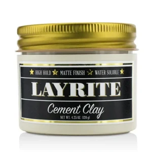 Wash<Layrite Cement Clay (High Hold, Matte Finish, Water Soluble) 120g/4.25oz - GlowEssence Care - Embrace the Essence of Radiance with Premium Skincare Solutions