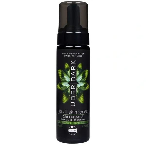 Store Le Tan Uber Dark Self Tanning Foam 200ml - Green Base - GlowEssence Care - Embrace the Essence of Radiance with Premium Skincare Solutions