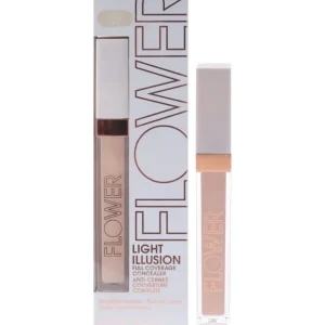 Beauty<Light Illusion Full Coverage Concealer - L0.5 Ivory by Flower Beauty for Women - 0.2 oz Concealer - GlowEssence Care - Embrace the Essence of Radiance with Premium Skincare Solutions