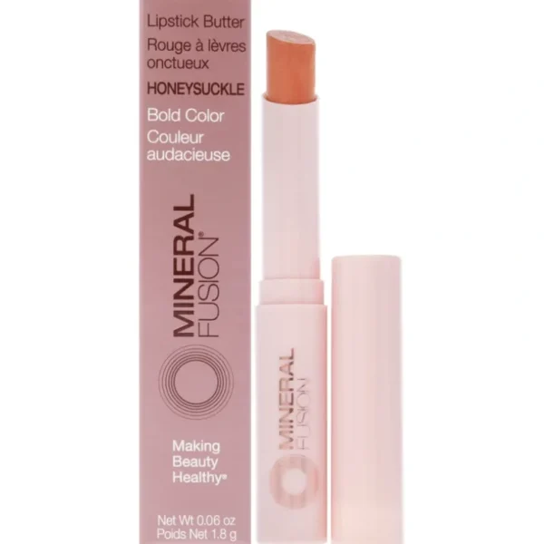 Lip-care<Lipstick Butter - Honeysuckle by Mineral Fusion for Women - 0.06 oz Lipstick - GlowEssence Care - Embrace the Essence of Radiance with Premium Skincare Solutions