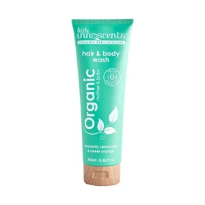 Wash<Little Innoscents Organic Hair & Body Wash (spearmint & sweet orange) 250ml - GlowEssence Care - Embrace the Essence of Radiance with Premium Skincare Solutions