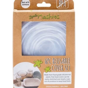 Wash<Little Mashies Reusable Bowl Cover Set 6 Pack - GlowEssence Care - Embrace the Essence of Radiance with Premium Skincare Solutions