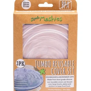 Wash<Little Mashies Reusable Bowl Cover Set Jumbo 3 Pack - GlowEssence Care - Embrace the Essence of Radiance with Premium Skincare Solutions