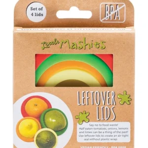 Wash<Little Mashies Reusable Leftover Lids 4 Pack - GlowEssence Care - Embrace the Essence of Radiance with Premium Skincare Solutions