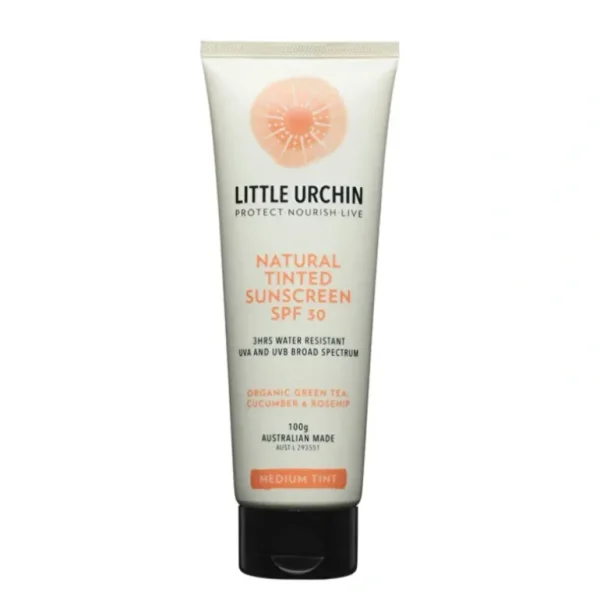 Best Little Urchin Natural Tinted Sunscreen SPF 30 100g - GlowEssence Care - Embrace the Essence of Radiance with Premium Skincare Solutions