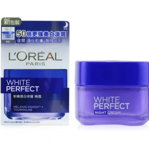 Best L'Oreal Dermo-Expertise White Perfect Soothing Cream Night 50ml/1.7oz - GlowEssence Care - Embrace the Essence of Radiance with Premium Skincare Solutions