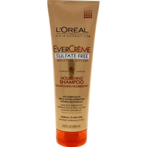 New LOreal Paris EverCreme Sulfate-Free Nourishing Shampoo by LOreal Paris for Unisex - 8.5 oz Shampoo - GlowEssence Care - Embrace the Essence of Radiance with Premium Skincare Solutions