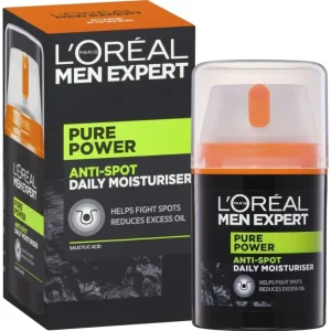 Cheap L'Oreal Paris Men Daily Moisturiser Pure Power Anti Spot 50ml - GlowEssence Care - Embrace the Essence of Radiance with Premium Skincare Solutions