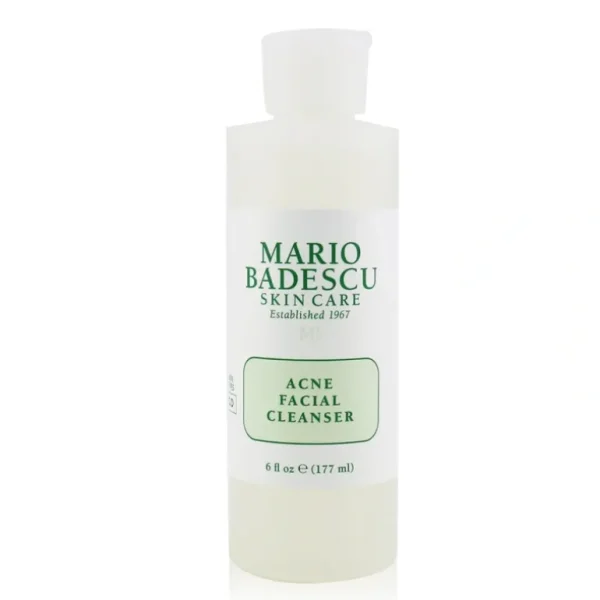 Wash<Mario Badescu Acne Facial Cleanser - For Combination/ Oily Skin Types 177ml/6oz - GlowEssence Care - Embrace the Essence of Radiance with Premium Skincare Solutions