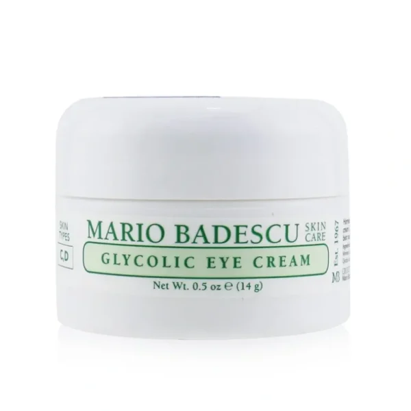 Clearance Mario Badescu Glycolic Eye Cream - For Combination/ Dry Skin Types 14ml/0.5oz - GlowEssence Care - Embrace the Essence of Radiance with Premium Skincare Solutions