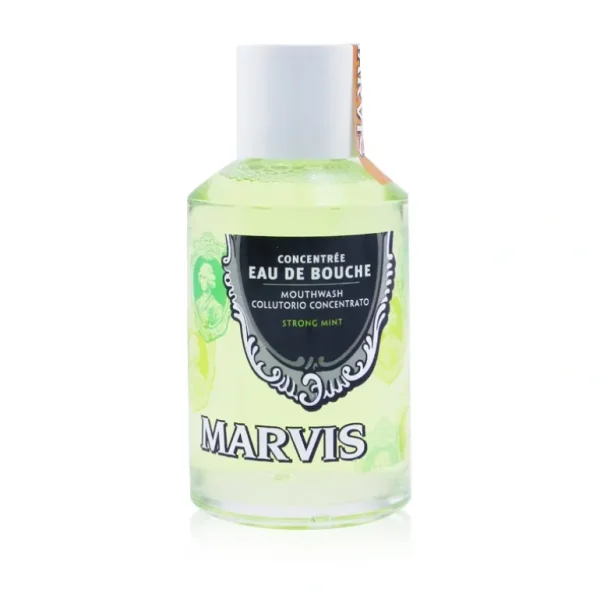 Wash<Marvis Eau De Bouche Concentree (Concentrated) Mouthwash - Strong Mint (Packaging Slightly Damaged) 120ml/4.1oz - GlowEssence Care - Embrace the Essence of Radiance with Premium Skincare Solutions