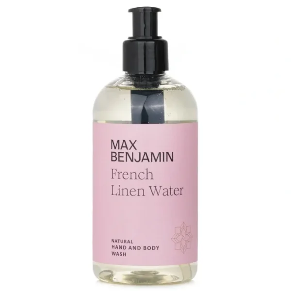 Wash<Max Benjamin Natural Hand & Body Wash - French Linen Water 300ml - GlowEssence Care - Embrace the Essence of Radiance with Premium Skincare Solutions