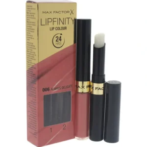 Best Sale Max Factor Lipfinity - 006 Always Delicate by Max Factor for Women - 4.2 g Lipstick - GlowEssence Care - Embrace the Essence of Radiance with Premium Skincare Solutions