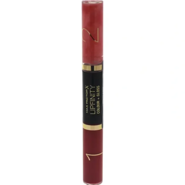 Store Max Factor Lipfinity Colour and Gloss - 560 Radiant Red by Max Factor for Women - 2 x 3 ml Lip Gloss - GlowEssence Care - Embrace the Essence of Radiance with Premium Skincare Solutions