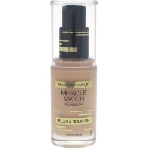 Best Sale Max Factor Miracle Match Foundation - # 30 Porcelain by Max Factor for Women - 30 ml Foundation - GlowEssence Care - Embrace the Essence of Radiance with Premium Skincare Solutions
