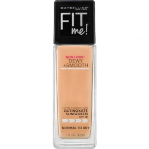 Flash Sale Maybelline Fit Me Dewy + Smooth Foundation 30ml Java - GlowEssence Care - Embrace the Essence of Radiance with Premium Skincare Solutions