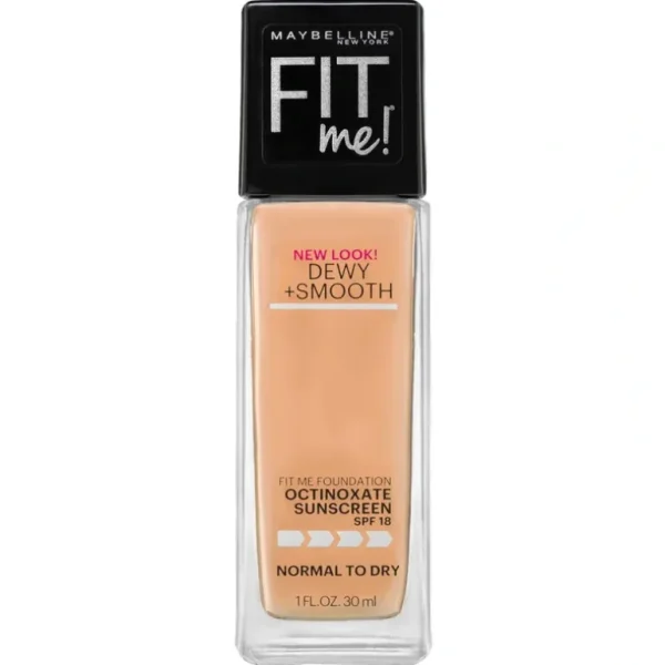 Best Maybelline Fit Me Dewy + Smooth Foundation 30ml Medium Buff - GlowEssence Care - Embrace the Essence of Radiance with Premium Skincare Solutions