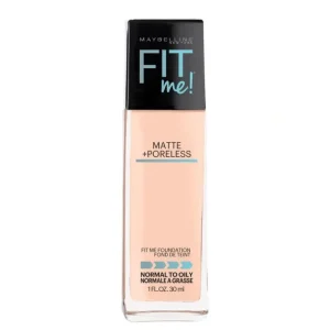 Best Sale Maybelline Fit Me! Matte + Poreless Foundation 30ml - Ivory - GlowEssence Care - Embrace the Essence of Radiance with Premium Skincare Solutions