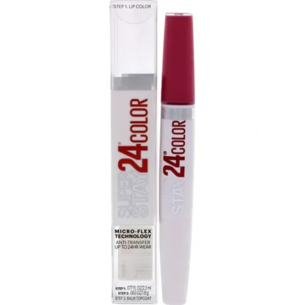 Lip-care<Maybelline Superstay 24h Lip Color - 070 On And On Orchid by Maybelline for Women - 0.14 oz Lipstick - GlowEssence Care - Embrace the Essence of Radiance with Premium Skincare Solutions