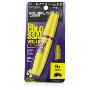 Wash<Maybelline Volum' Express The Colossal Washable Mascara - #Classic Black 9.2ml/0.31oz - GlowEssence Care - Embrace the Essence of Radiance with Premium Skincare Solutions