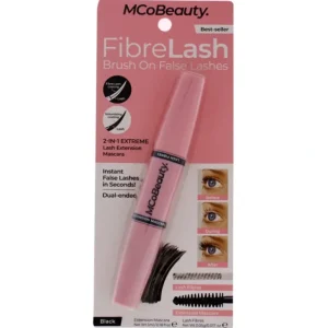 Beauty<MCoBeauty FibreLash Brush On False Lashes - Black by MCoBeauty for Women - 0.017 oz Mascara - GlowEssence Care - Embrace the Essence of Radiance with Premium Skincare Solutions