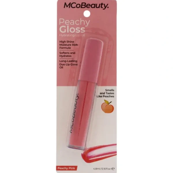 Beauty<MCoBeauty Peachy Gloss Hydrating Lip Oil - Peachy Pink by MCoBeauty for Women - 0.16 oz Lip Oil - GlowEssence Care - Embrace the Essence of Radiance with Premium Skincare Solutions