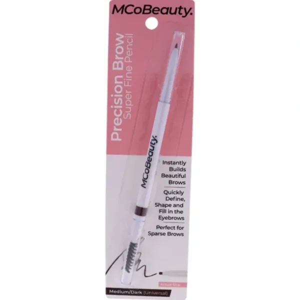 Beauty<MCoBeauty Precision Brow Super Fine Pencil - Medium Dark by MCoBeauty for Women - 0.007 oz Eyebrow - GlowEssence Care - Embrace the Essence of Radiance with Premium Skincare Solutions