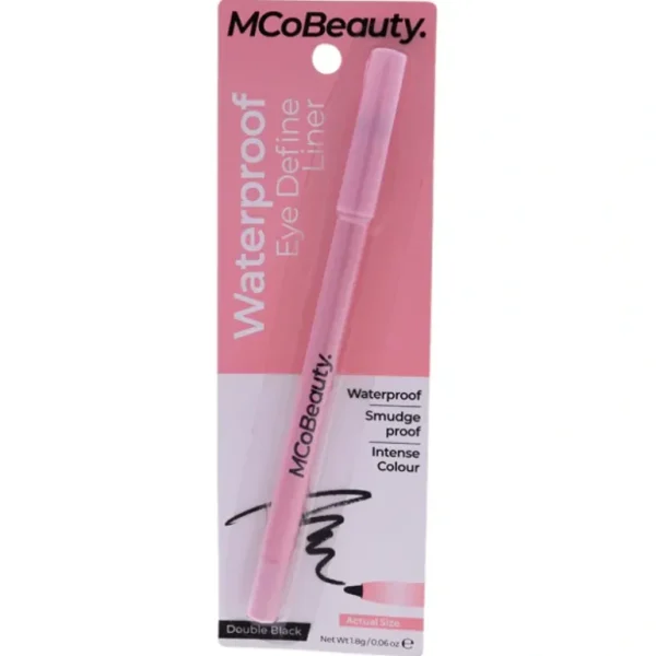 Beauty<MCoBeauty Waterproof Eye Define Liner - Double Black by MCoBeauty for Women - 0.06 oz Eyeliner - GlowEssence Care - Embrace the Essence of Radiance with Premium Skincare Solutions