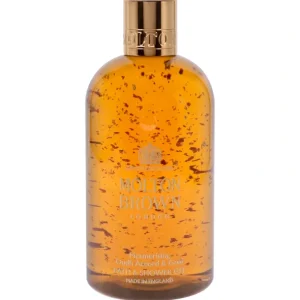 Wash<Mesmerising Oudh Accord and Gold by Molton Brown for Unisex - 10 oz Shower Gel - GlowEssence Care - Embrace the Essence of Radiance with Premium Skincare Solutions