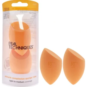 Discount Miracle Complexion Sponge Duo - 1462 by Real Techniques for Women - 2 Pc Sponge - GlowEssence Care - Embrace the Essence of Radiance with Premium Skincare Solutions