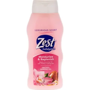 Wash<Moisturize and Replenish Body Wash - Orchid and Almond Oil by Zest for Women - 20 oz Body Wash - GlowEssence Care - Embrace the Essence of Radiance with Premium Skincare Solutions
