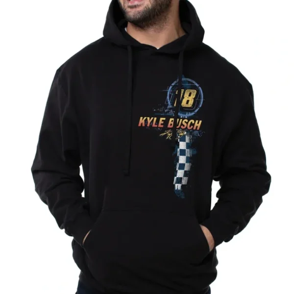 Shop All<NASCAR Hooded Sweatshirt - Kyle Busch - 8 Black by DelSol for Men - 1 Pc T-Shirt (XL) - GlowEssence Care - Embrace the Essence of Radiance with Premium Skincare Solutions