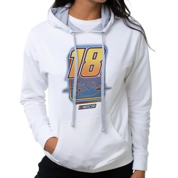 Shop All<NASCAR Hooded Sweatshirt - Kyle Busch - 10 White by DelSol for Women - 1 Pc T-Shirt (M) - GlowEssence Care - Embrace the Essence of Radiance with Premium Skincare Solutions