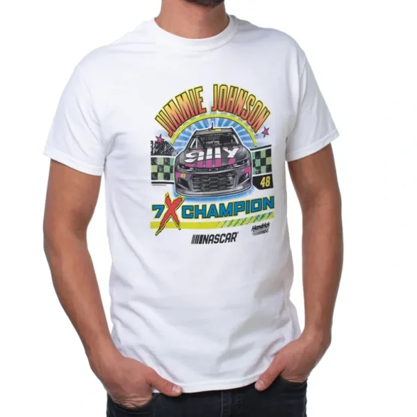 Shop All<NASCAR Mens Classic Crew Tee - Jimmie Johnson - 9 White by DelSol for Men - 1 Pc T-Shirt (XL) - GlowEssence Care - Embrace the Essence of Radiance with Premium Skincare Solutions