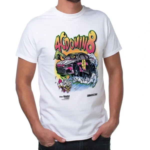 Shop All<NASCAR Mens Classic Crew Tee - Jimmie Johnson - 3 White by DelSol for Men - 1 Pc T-Shirt (2XL) - GlowEssence Care - Embrace the Essence of Radiance with Premium Skincare Solutions