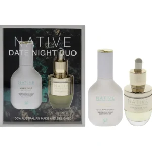 Shop Native Date Night Duo by Klara for Women - 2 Pc 1.35oz Purifying Gel Cleanser, 1oz Luminous Oil Pure Glow - GlowEssence Care - Embrace the Essence of Radiance with Premium Skincare Solutions